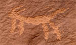 Animal petroglyph