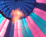 Inside of balloon