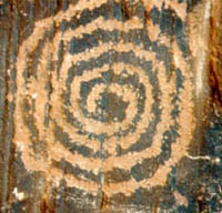 Petroglyph spiral